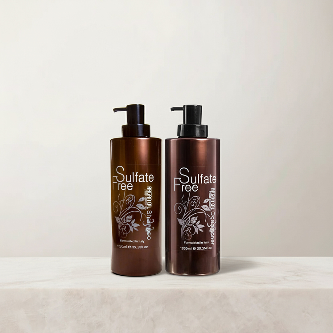 Argan Oil from Morocco Sulphate Free Shampoo and Conditioner 1L