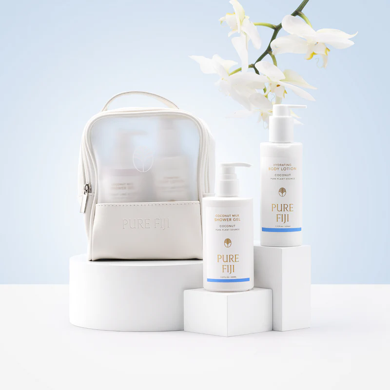 Pure Fiji Body Mates with Toiletry Bag - Coconut