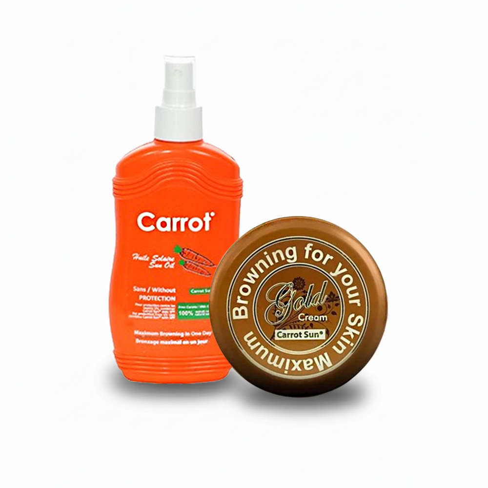 Carrot Sun Spray and Gold Carrot Tub